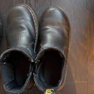 Dr Marten Chelsea Girl Black Leather Boots